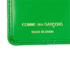 Leather Number Embossed Cardholder Wallet - Green