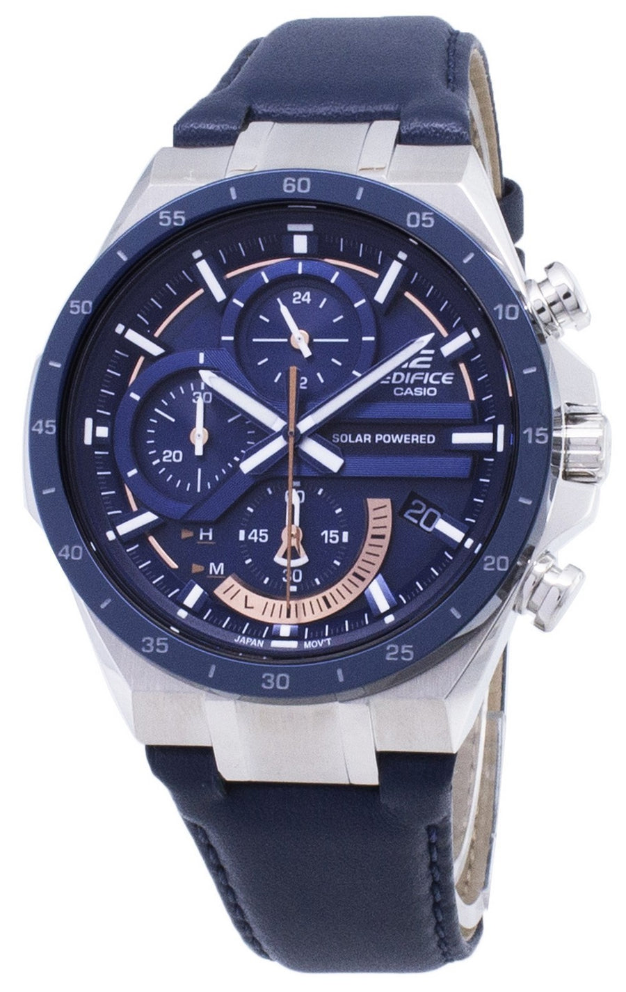 Casio Edifice Eqs-920bl-2av Eqs920bl-2av Solar Chronograph Men's Watch