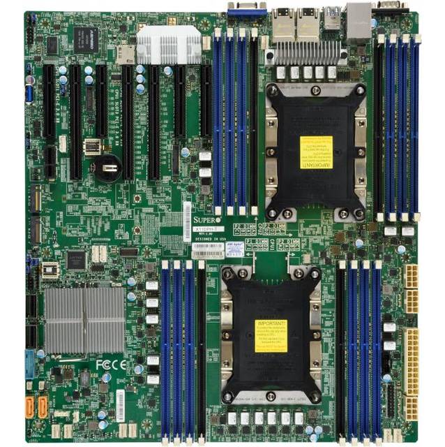 Supermicro X11DPH-T-B Dual LGA3647/ Intel C622/ DDR4/ SATA3&USB3.0/ V&2GbE/ EATX Server Motherboard