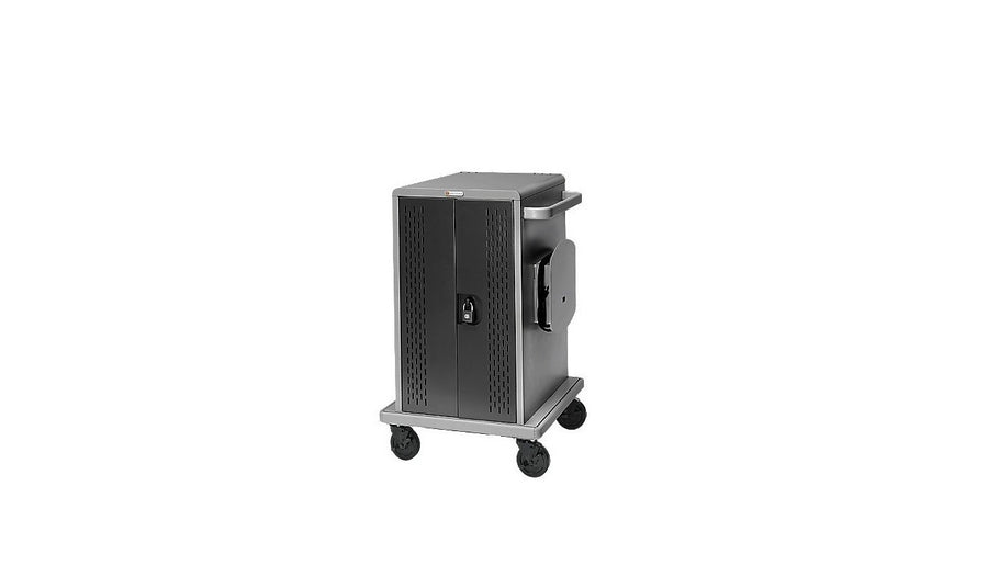 Bretford CDWCHROME36 36 Unit Chromebook Cart w/Doors w/Casters Back Panel - (Used Like New)