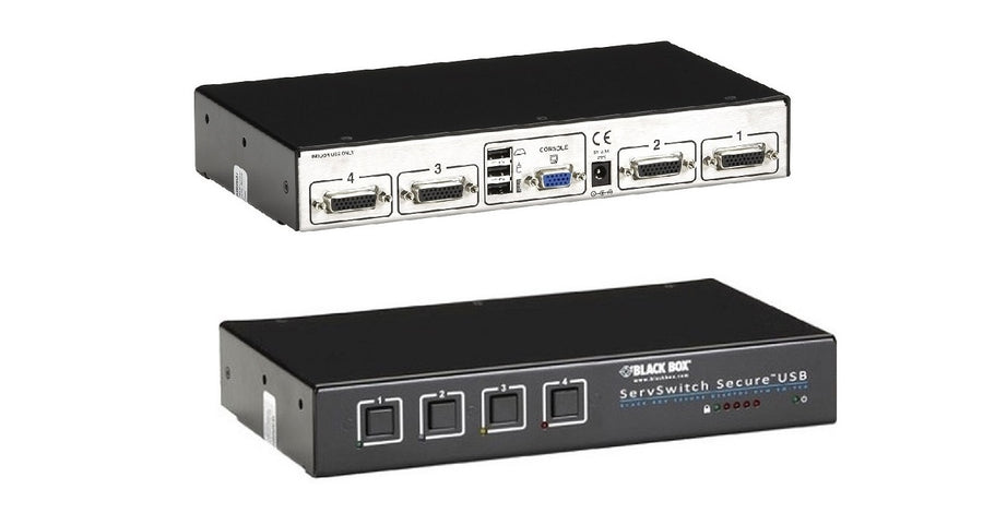 Black Box Servswitch Secure 4-Ports KVM Switch SW4006A-USB-EAL