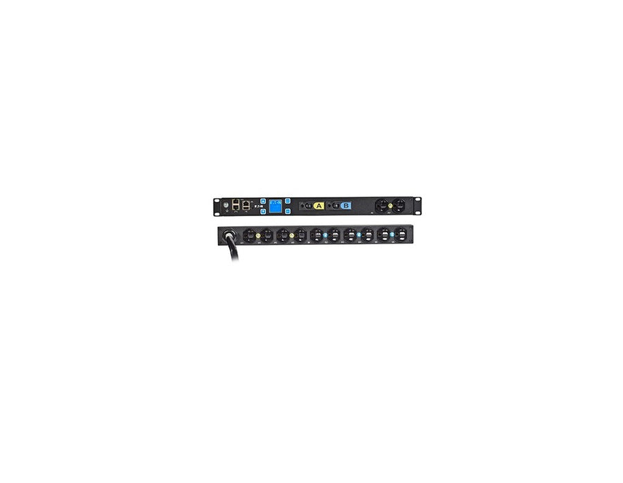 Eaton EMIT03-10 120V 2.88KW 12xNEMA 5-20R one Phase 1U PDU EMIT03-10