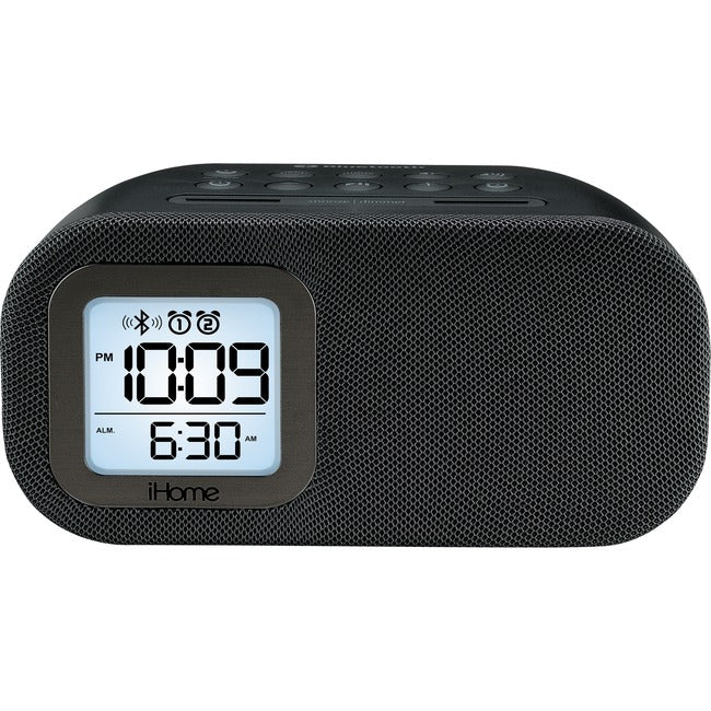 iHome iBT210 Portable Clock Radio - Stereo