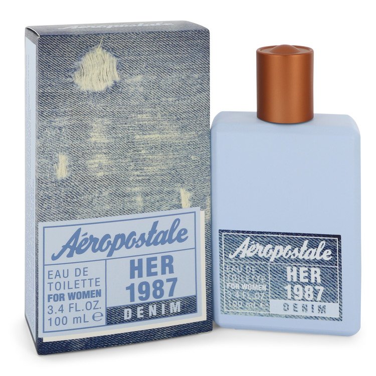 Aeropastale Her 1987 Denim by Aeropostale Eau De Toilette Spray 3.4 oz for Women