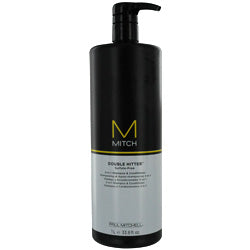 Mitch Double Hitter Sulfate Free 2-in1 Shampoo & Conditioner 33.8 Oz