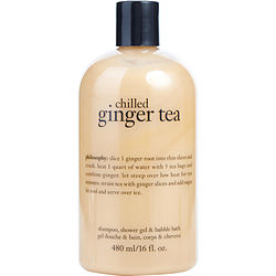 Chilled Ginger Tea Shampoo, Shower Gel & Bubble Bath 16 Oz