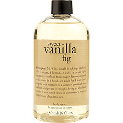 Philosophy Sweet Vanilla Fig By Philosophy Body Spritz 16 Oz (no Pump)