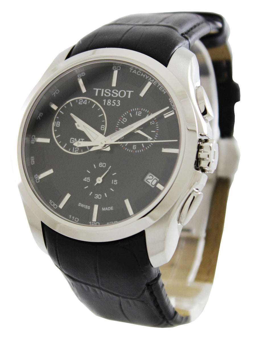 Tissot Couturier Quartz Gmt T035.439.16.051.00 T0354391605100 Men's Watch