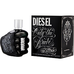 Diesel Only The Brave Tattoo By Diesel Edt Spray 2.5 Oz *tester