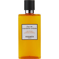 Eau De Mandarine Ambree By Hermes Hair And Body Shower Gel 6.5 Oz