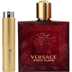 Versace Eros Flame By Gianni Versace Eau De Parfum Spray .27 Oz (travel Spray)