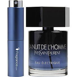 La Nuit De L'homme Yves Saint Laurent Eau Electrique By Yves Saint Laurent Edt Spray .27 Oz (travel Spray)