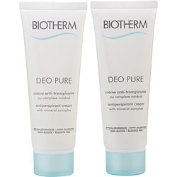 Deo Pure Antiperspirant Cream ( Alcohol Free ) Duo --75ml/2.53oz