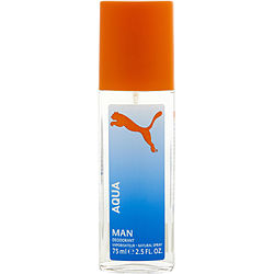 Puma Aqua By Puma Natural Deodorant Spray 2.5 Oz