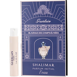 Shalimar Parfum Initial L'eau By Guerlain Edt Spray Vial On Card Mini