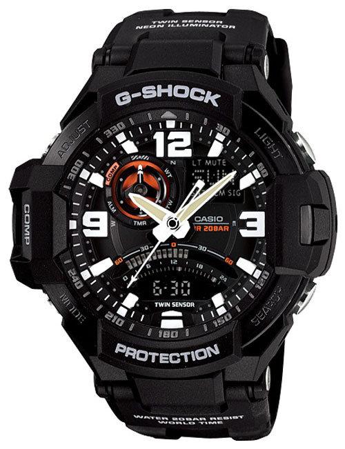 Casio G-shock Gravitymaster Twin Sensor Ga-1000-1a Ga1000-1a Men's Watch