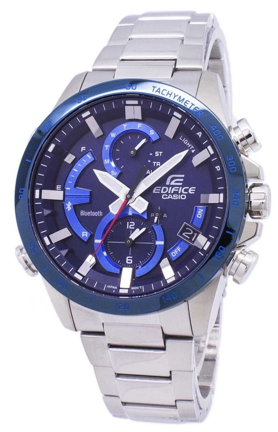 Casio Edifice Bluetooth Tough Solar Dual Time Eqb-900db-2a Eqb900db-2a Men's Watch