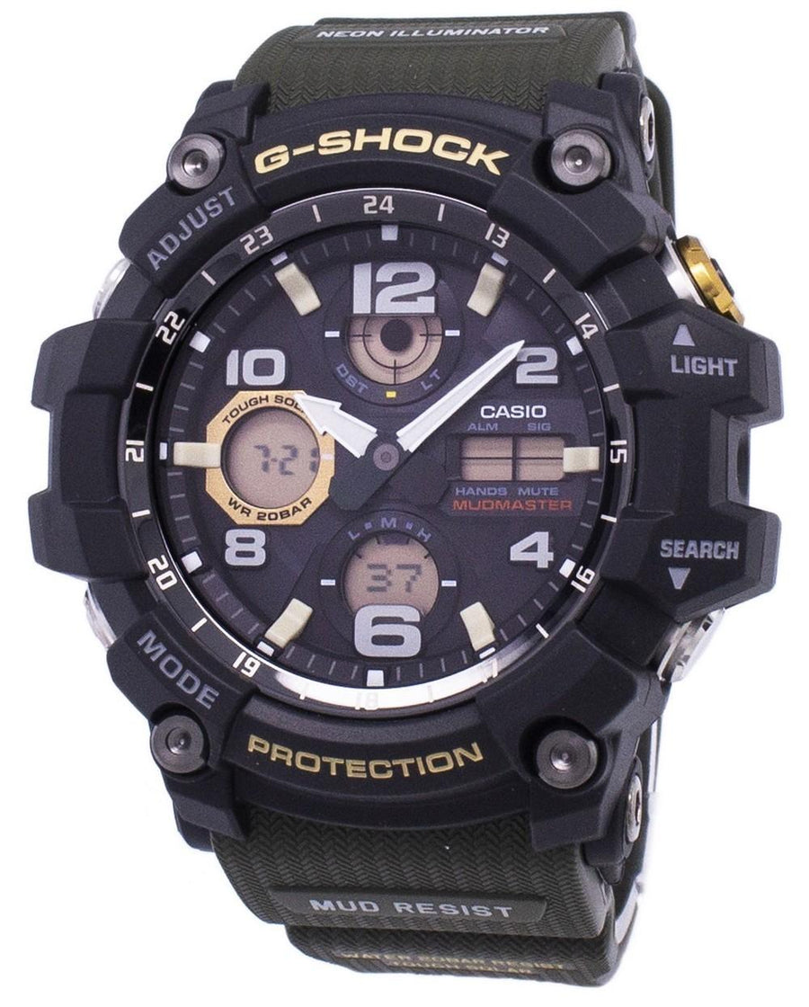 Casio G-shock Mudmaster Tough Solar 200m Gsg-100-1a3 Gsg100-1a3 Men's Watch