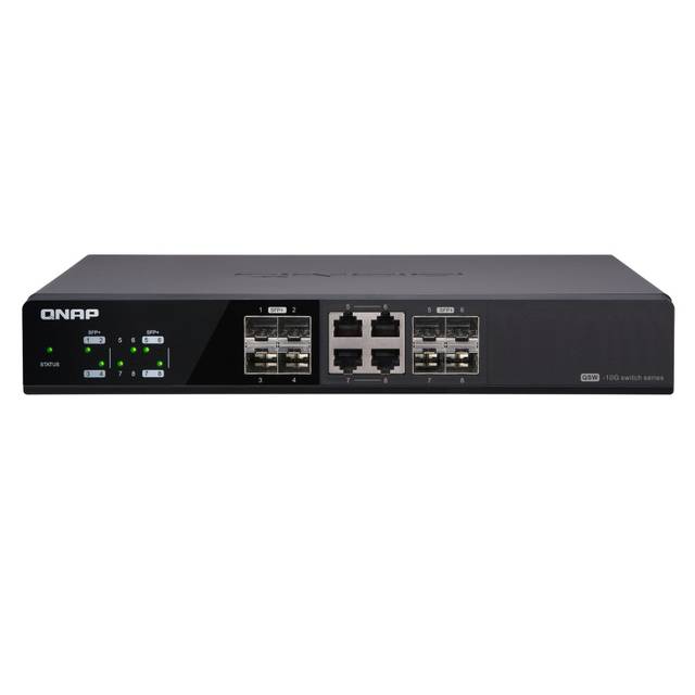 QNAP QSW-804-4C-US 8-Port Unmanaged 10Gbe Switch