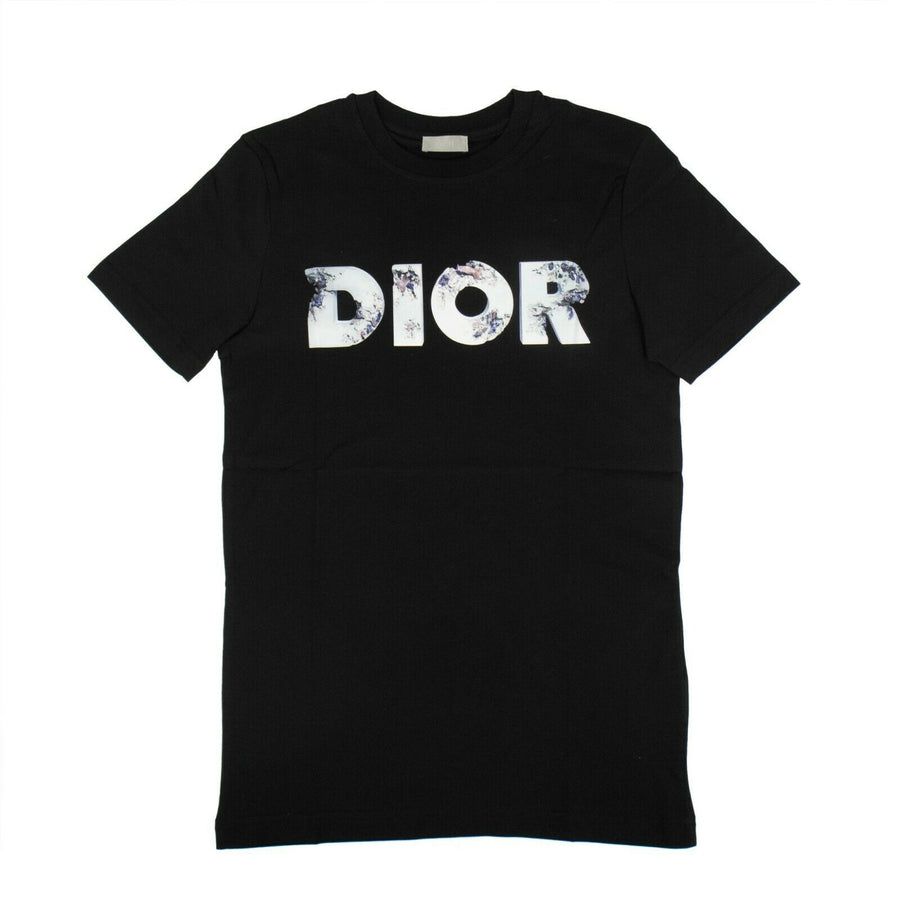 CHRISTIAN DIOR x DANIEL ARSHAM Cotton Printed Logo T-Shirt - Black