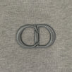 Cotton 'CD Icon' Logo Crew-Neck Sweater - Gray