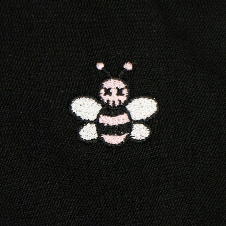 Dior X Kaws Bees Zip Up Hoodie Sweater - Black