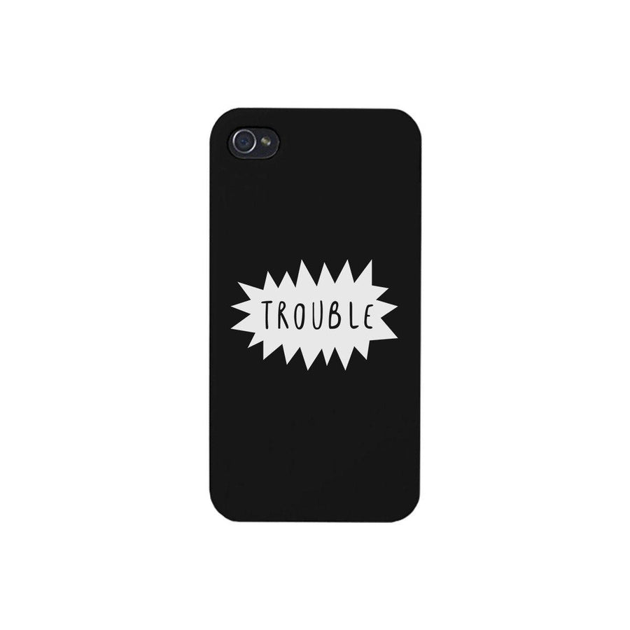 Double Trouble - Black Phone Case