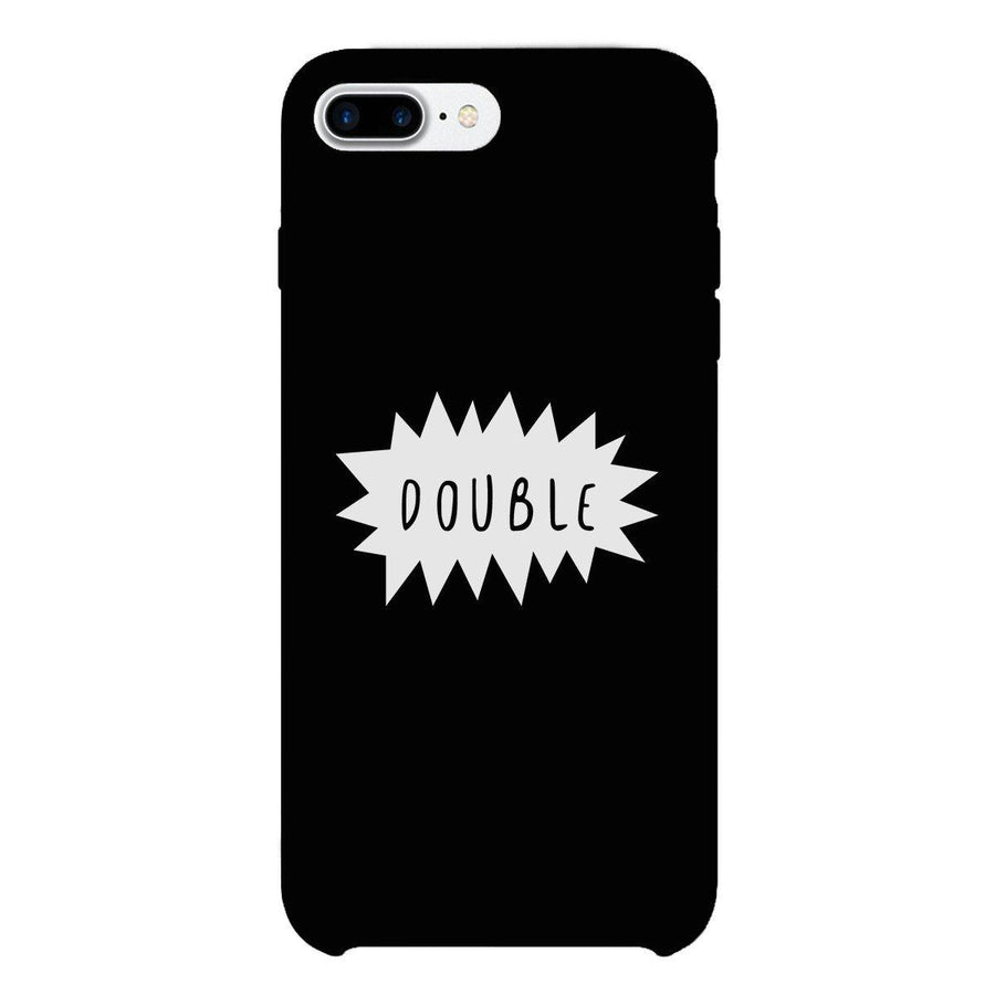 Double Trouble - Black Phone Case