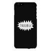 Double Trouble - Black Phone Case