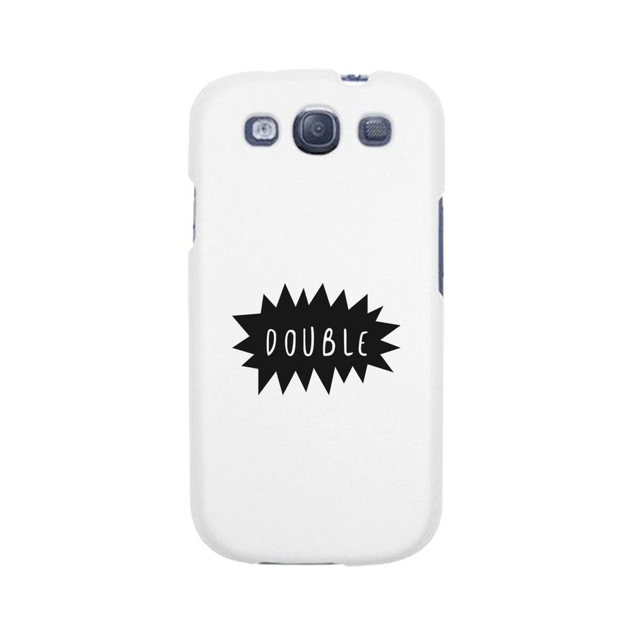 Double Trouble - White Phone Case