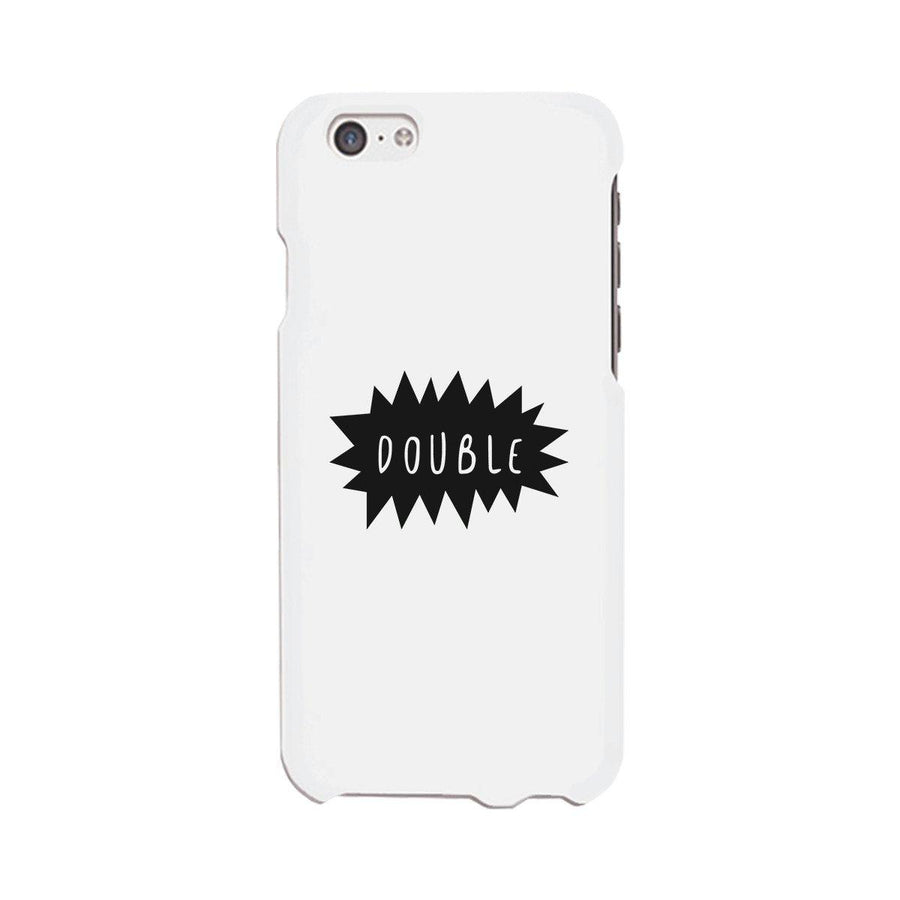 Double Trouble - White Phone Case