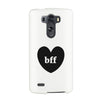 BFF Hearts Black Phone Case