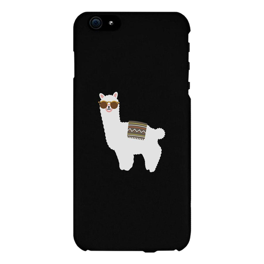 Llamas With Sunglasses - Black Phone Case