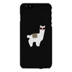 Llamas With Sunglasses - Black Phone Case