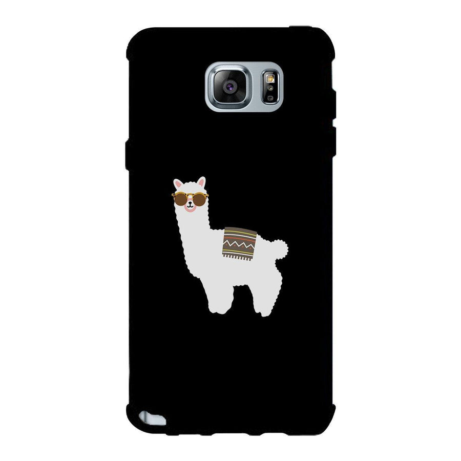 Llamas With Sunglasses - Black Phone Case