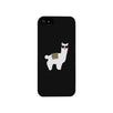 Llamas With Sunglasses - Black Phone Case