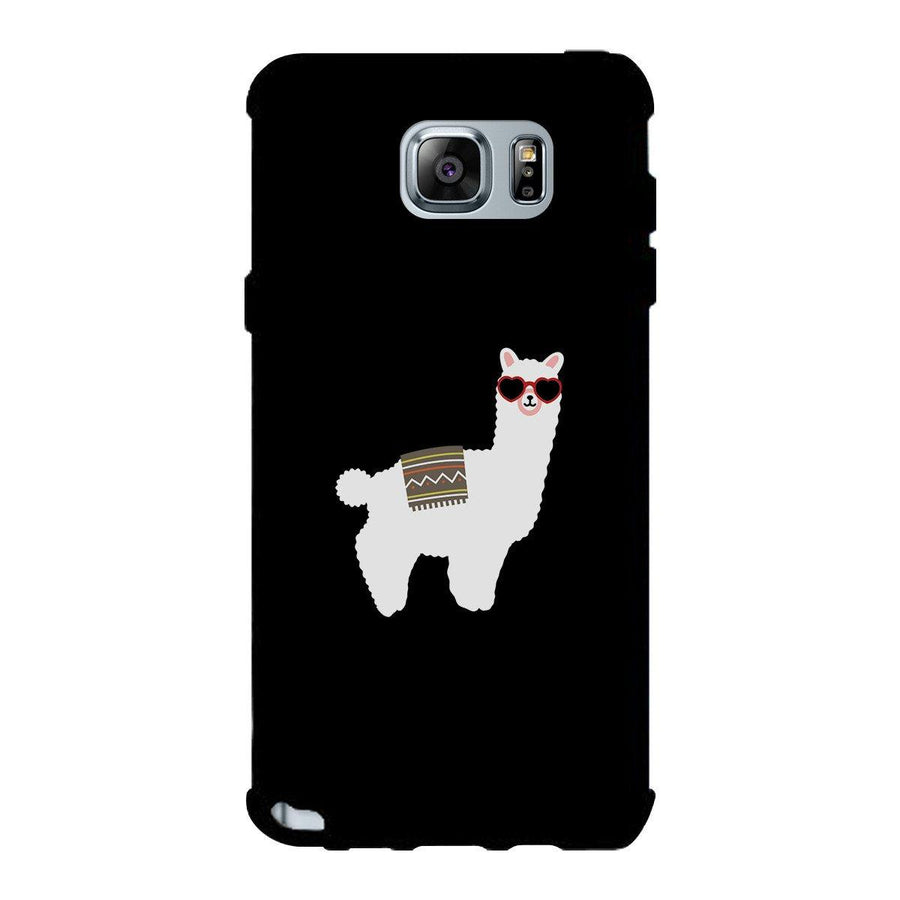 Llamas With Sunglasses - Black Phone Case