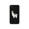 Llamas With Sunglasses - Black Phone Case