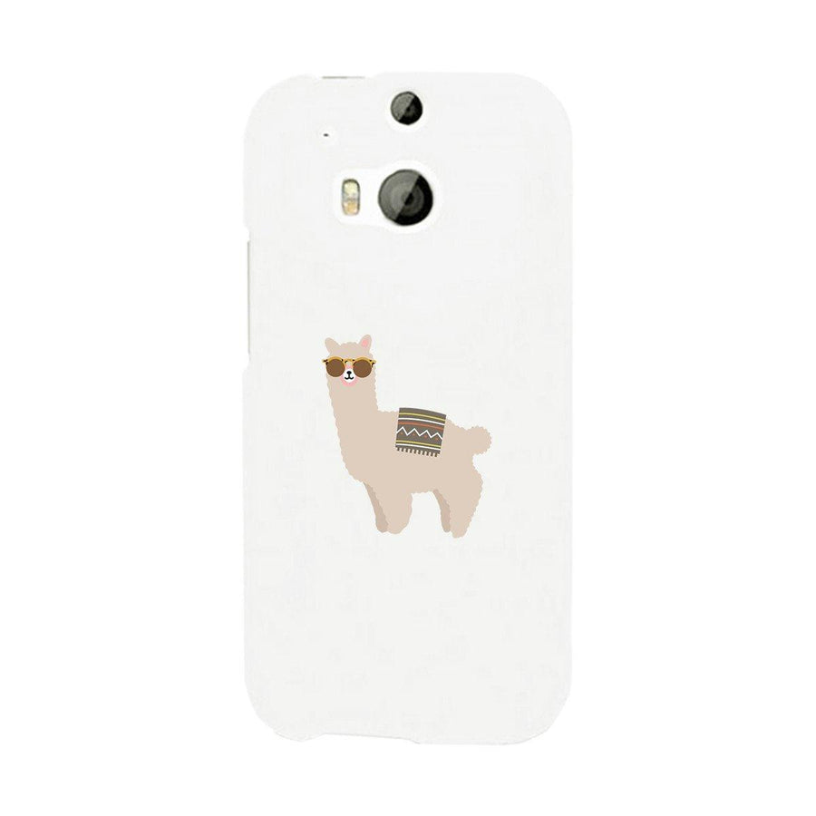 Llamas With Sunglasses - White Phone Case