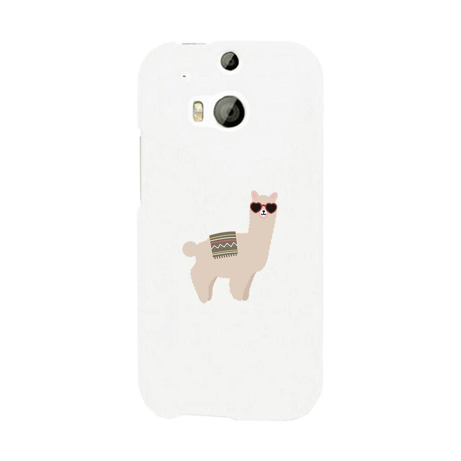 Llamas With Sunglasses - White Phone Case