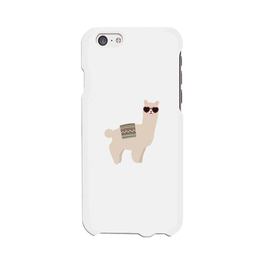 Llamas With Sunglasses - White Phone Case