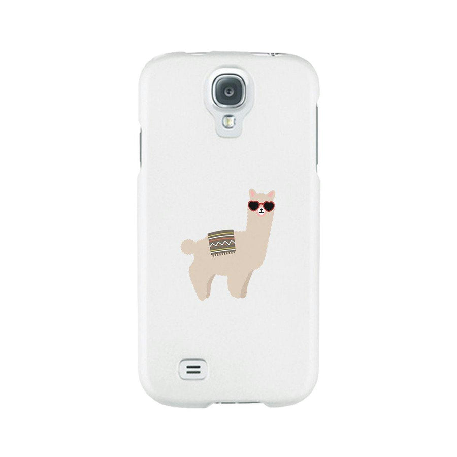 Llamas With Sunglasses - White Phone Case