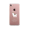 Llamas With Sunglasses - Clear Phone Case