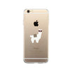 Llamas With Sunglasses - Clear Phone Case