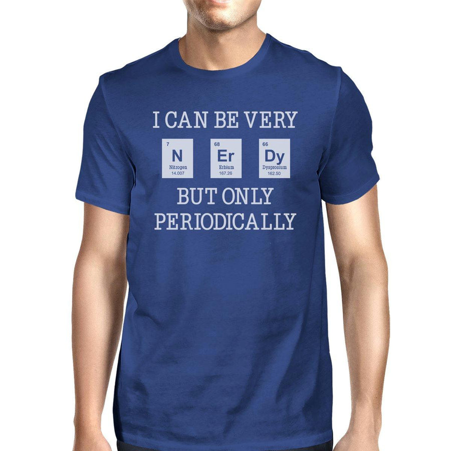 Nerdy Periodically Mens Blue Shirt