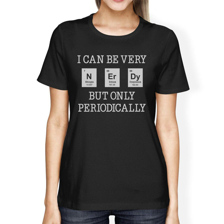 Nerdy Periodically Womens Black Shirt