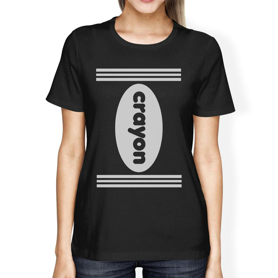 Crayon Womens Black Shirt