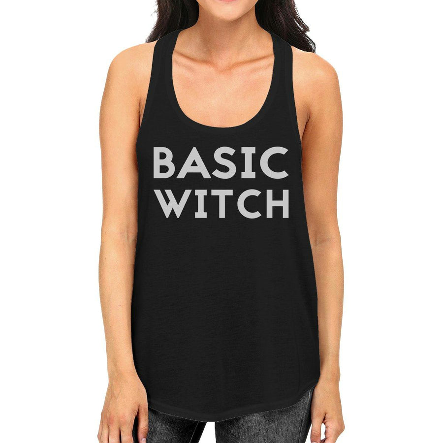 Basic Witch Womens Black Tank Top