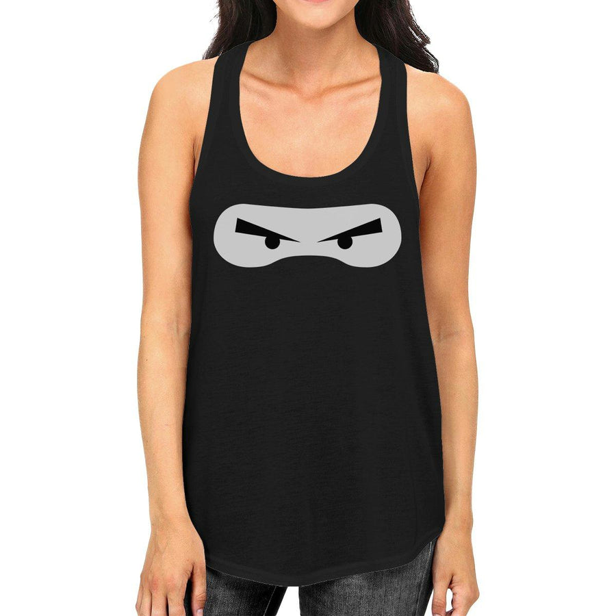 Ninja Eyes Womens Black Tank Top