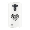 Skeleton Heart White Phone Case